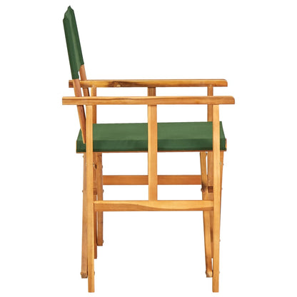 Director's Chair Solid Acacia Wood Green