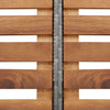 Spa Surround Grey PE rattan, powder-coated steel, solid acacia wood