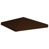 Gazebo Top Cover 310 g/m² 3x3 m Brown