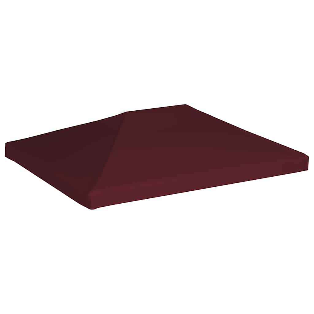 Gazebo Top Cover 310 g/m² 3x4 m Bordeaux