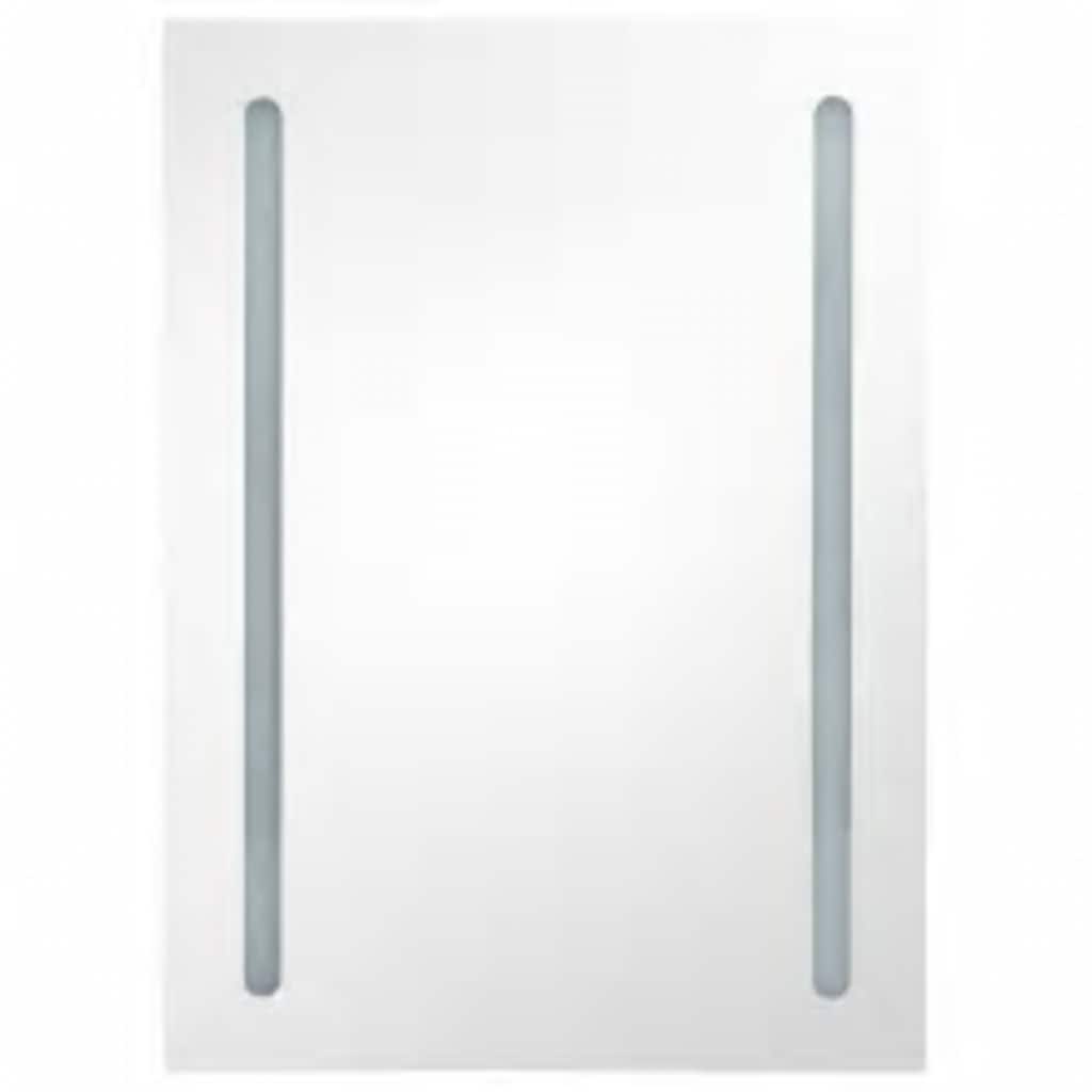 LED Bathroom Mirror Cabinet 19.7"x5.1"x27.6"