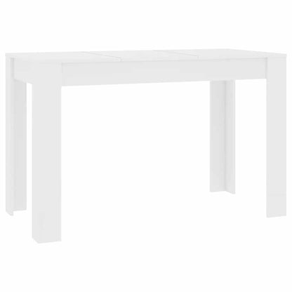 Dining Table | White | Engineered wood | 120 x 60 x 76 cm | Minimalistic