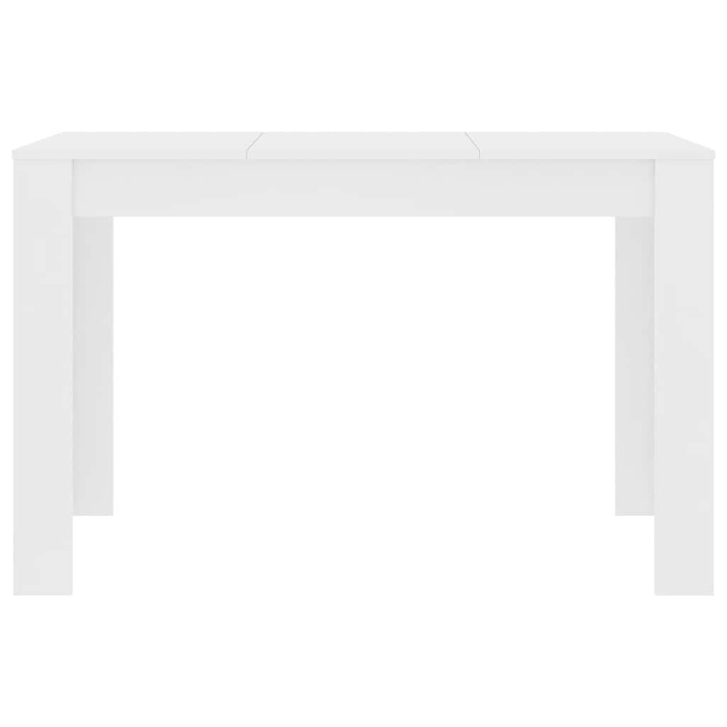 Dining Table | White | Engineered wood | 120 x 60 x 76 cm | Minimalistic