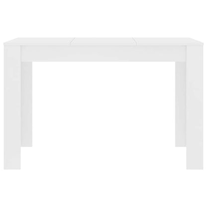 Dining Table | White | Engineered wood | 120 x 60 x 76 cm | Minimalistic