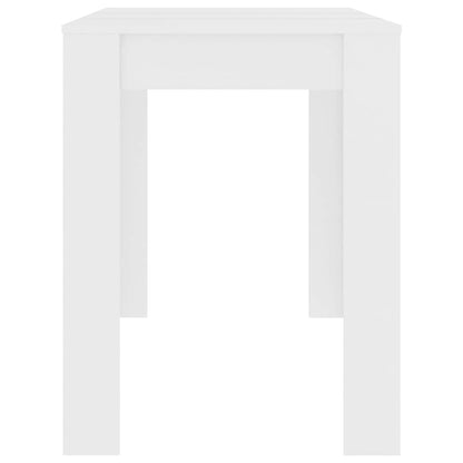 Dining Table | White | Engineered wood | 120 x 60 x 76 cm | Minimalistic