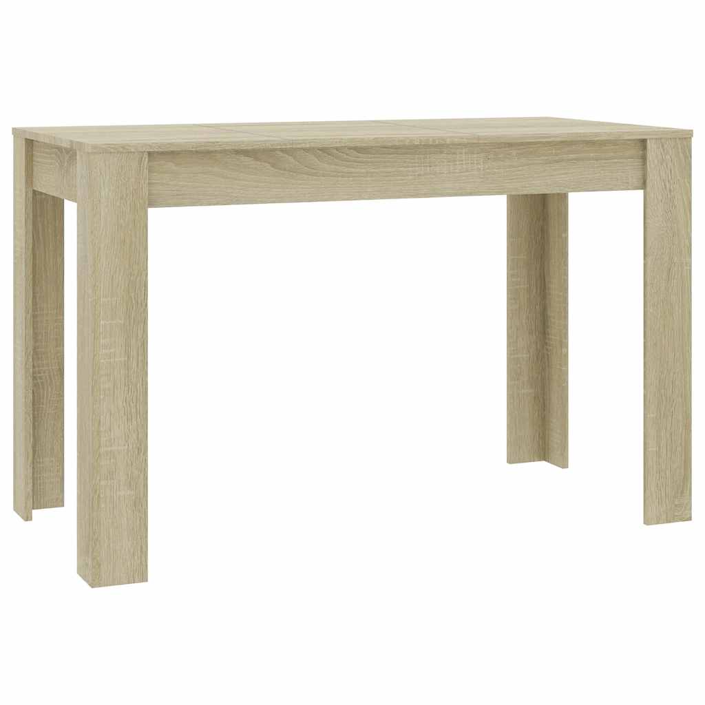 Dining Table | Sonoma Oak | Engineered Wood | 120x60x76 cm | Minimalistic
