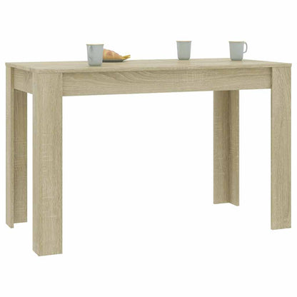 Dining Table | Sonoma Oak | Engineered Wood | 120x60x76 cm | Minimalistic