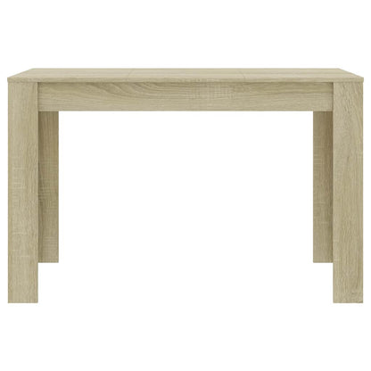 Dining Table | Sonoma Oak | Engineered Wood | 120x60x76 cm | Minimalistic