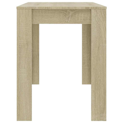 Dining Table | Sonoma Oak | Engineered Wood | 120x60x76 cm | Minimalistic