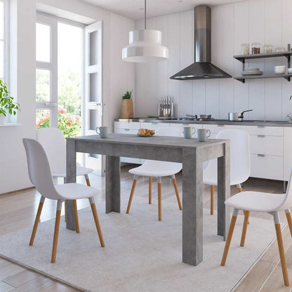 Dining Table | Concrete grey | Engineered wood | Standard |  Durable