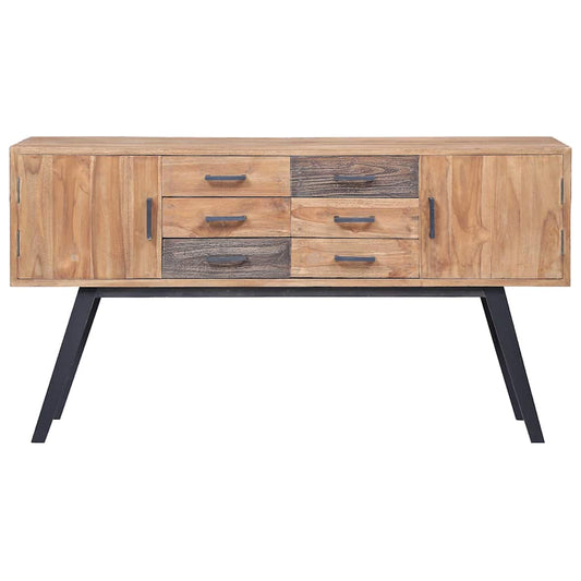 Side Cabinet 110x30x75 cm Solid Teak
