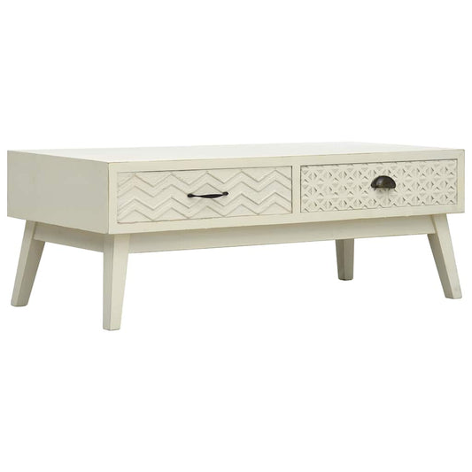 Coffee Table | Grey | MDF, fir veneer, pine wood | 110 x 50 x 40 cm