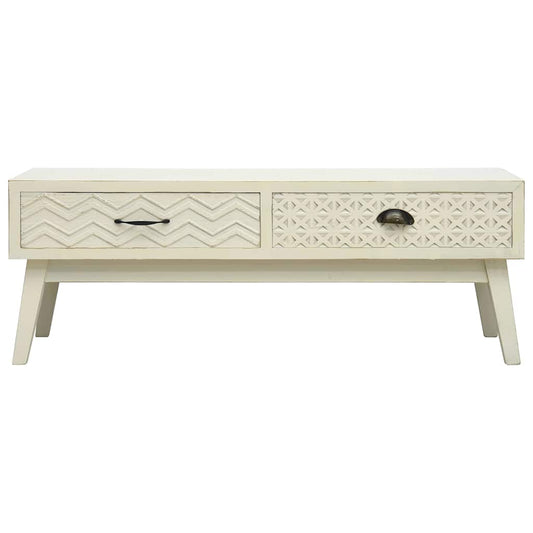 Coffee Table | Grey | MDF, fir veneer, pine wood | 110 x 50 x 40 cm