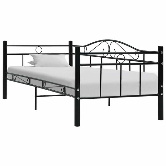Day Bed Frame | Black | Metal | Single | Durable | Day Bed Frame