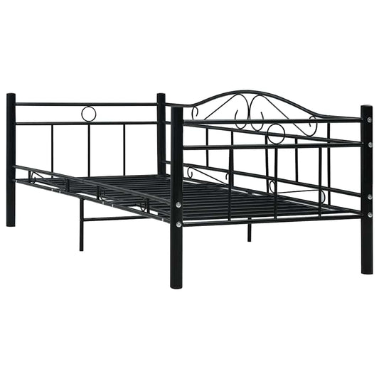 Day Bed Frame | Black | Metal | Single | Durable | Day Bed Frame