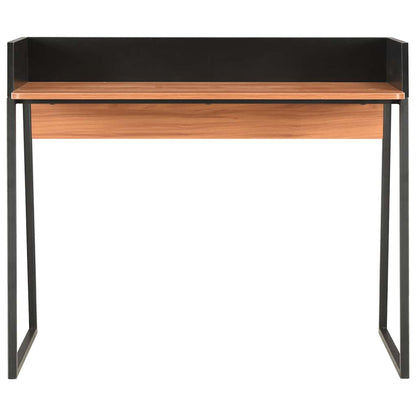 Desk | Black and Brown | Engineered wood and powder-coated steel