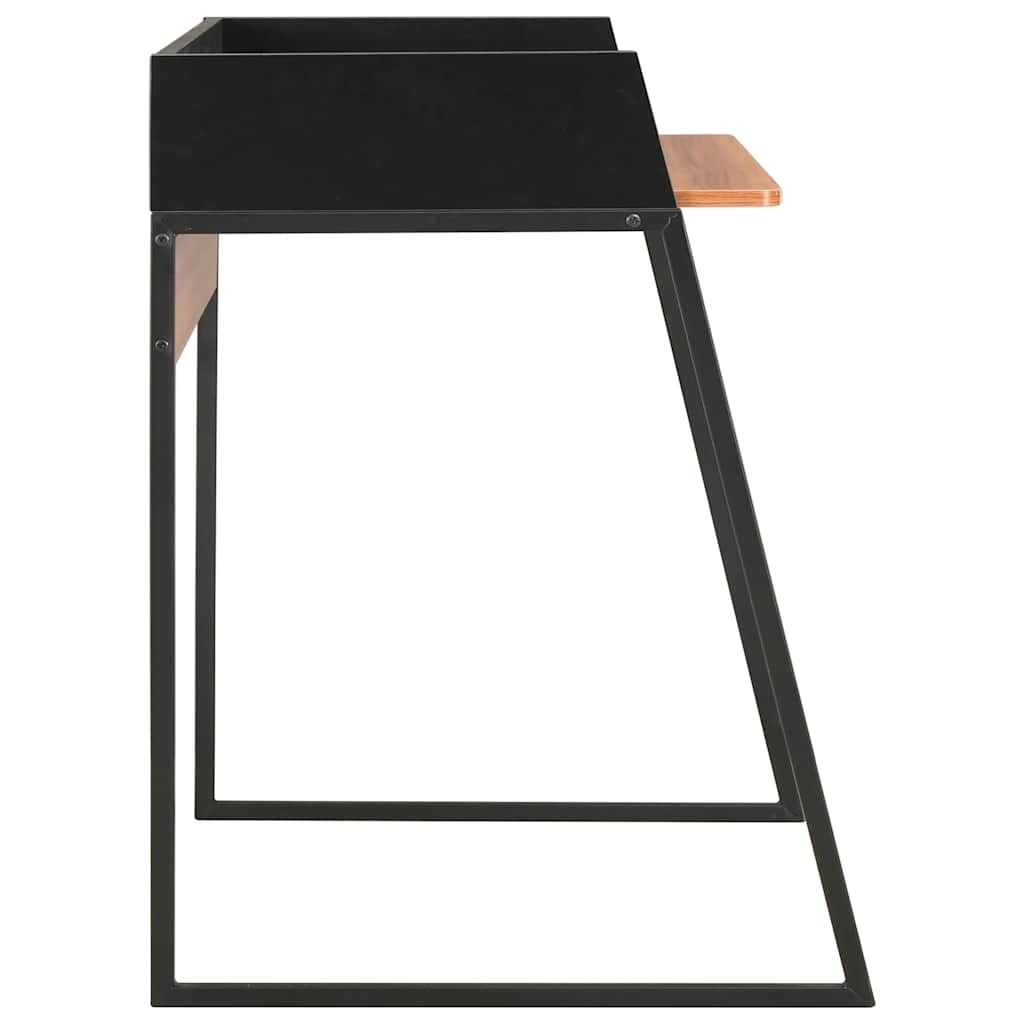 Desk | Black and Brown | Engineered wood and powder-coated steel
