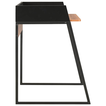 Desk | Black and Brown | Engineered wood and powder-coated steel