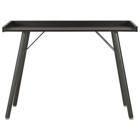 Desk | Black | Engineered wood | Compact | Durable | Desk | Rectangular
