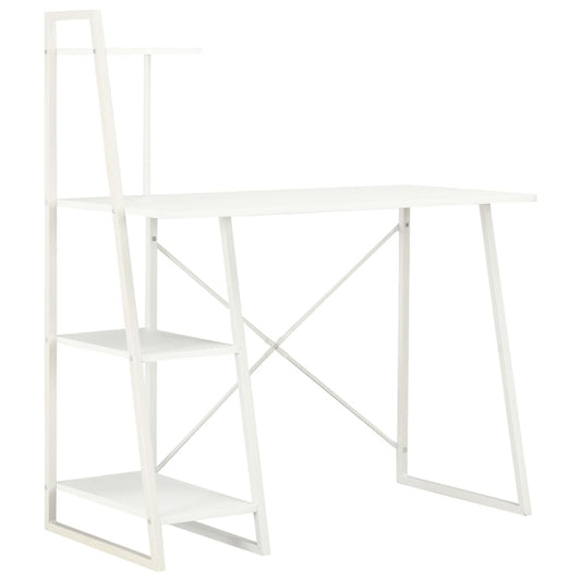 Desk | White | Engineered wood, Powder-coated steel | Medium