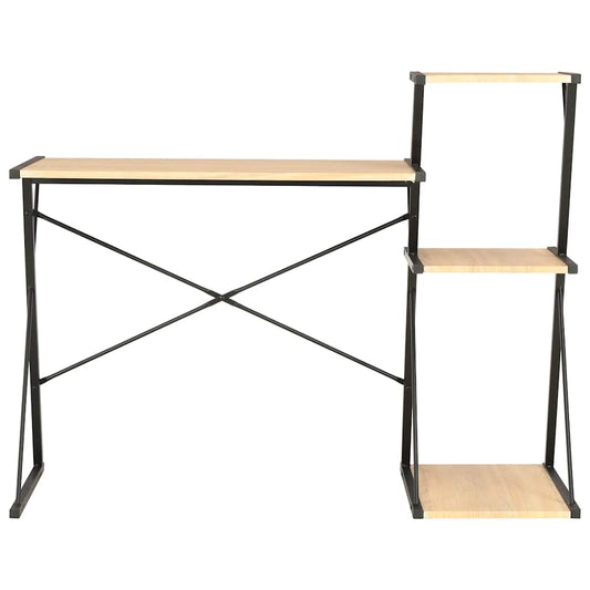 Desk | Black and Oak