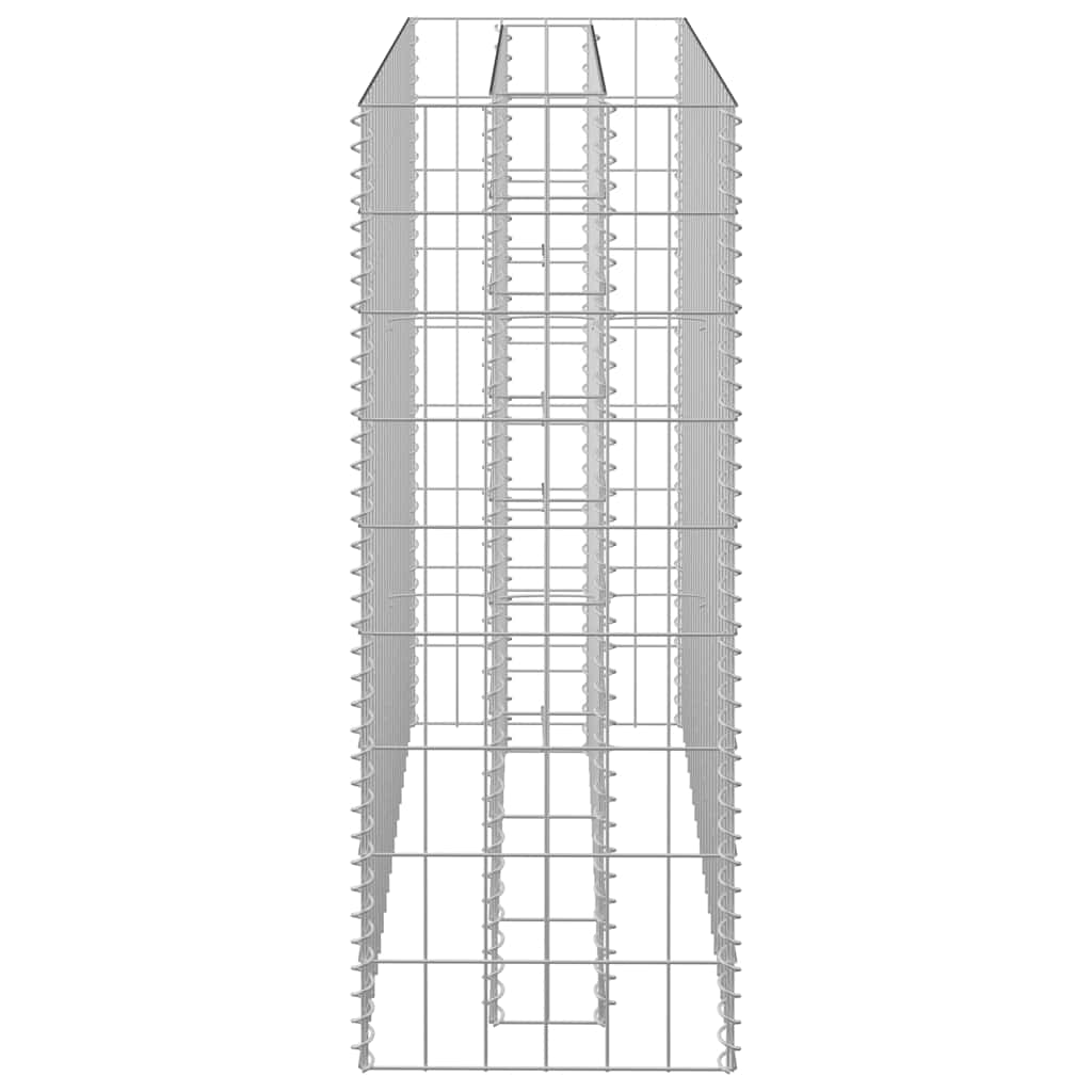 Gabion Raised Bed Galvanized Steel 35.4"x11.8"x35.4"