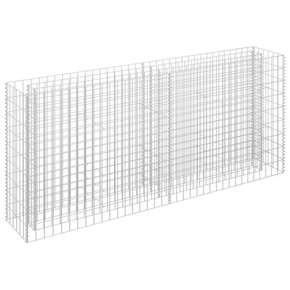 Gabion Raised Bed Galvanized Steel 70.9"x11.8"x35.4