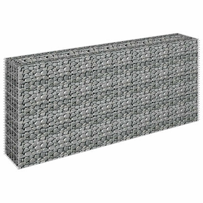 Gabion Raised Bed Galvanized Steel 70.9"x11.8"x35.4