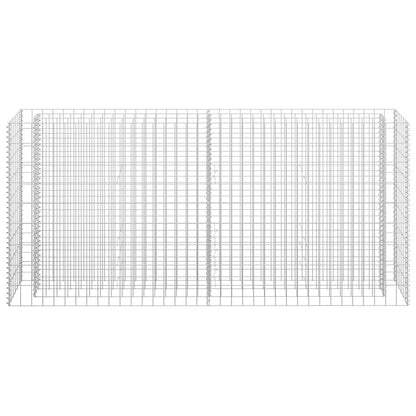Gabion Raised Bed Galvanized Steel 70.9"x11.8"x35.4