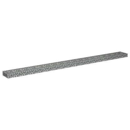Gabion Raised Bed Silver Galvanized steel Large Durable
