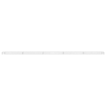 Gabion Raised Bed Silver Galvanized steel Large Sturdy