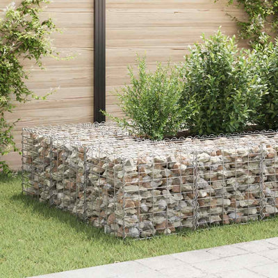 Cube Gabion Raised Bed Steel Wire 19.7"x19.7"x19.7"