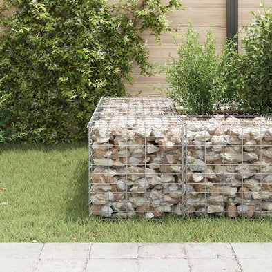 Cube Gabion Raised Bed Steel Wire 19.7"x19.7"x19.7"