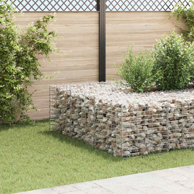 Cube Gabion Raised Bed Steel Wire 23.6"x23.6"x23.6"