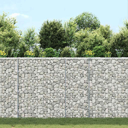 Gabion Raised Bed Silver Galvanized steel 31.5x7.9x39.4 in