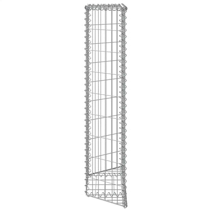 Gabion Raised Bed Silver Galvanized steel 31.5x7.9x39.4 in