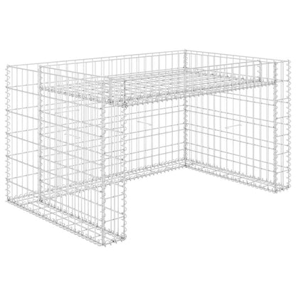 Lawn Mower Garage Silver Steel wire 43.3 x 31.5 x 23.6 in