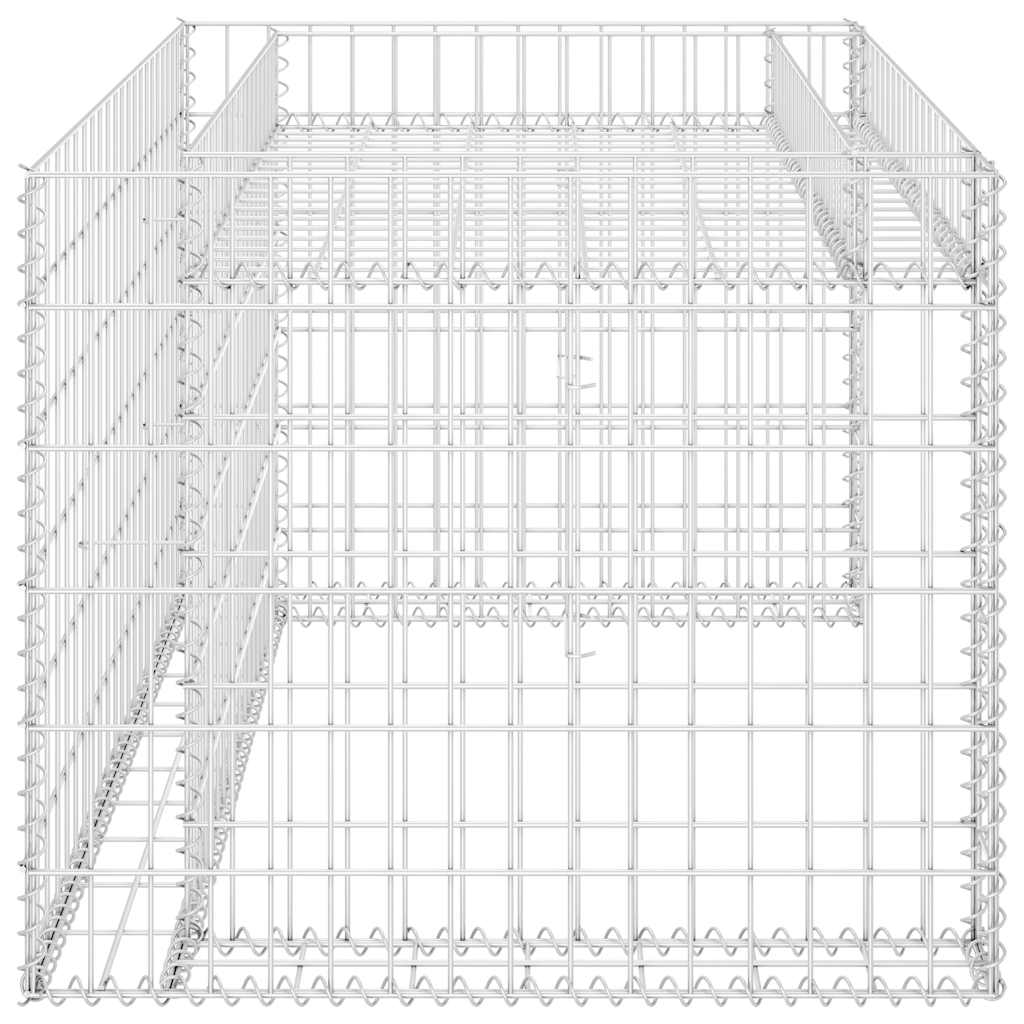 Lawn Mower Garage Silver Steel wire 43.3 x 31.5 x 23.6 in