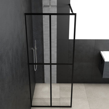 Walk-in Shower Screen Clear Tempered Glass 31.5"x76.8"