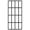 Walk-in Shower Screen Frosted Tempered Glass 100x195 cm