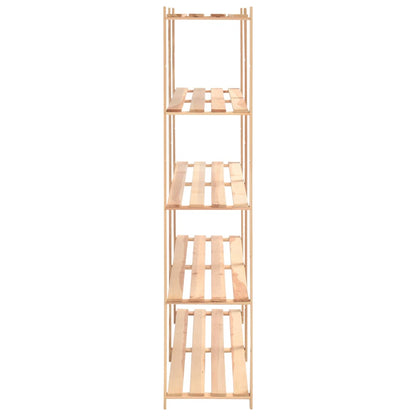 5-Tier Storage Rack 170x38x170 cm Solid Pinewood 500 kg