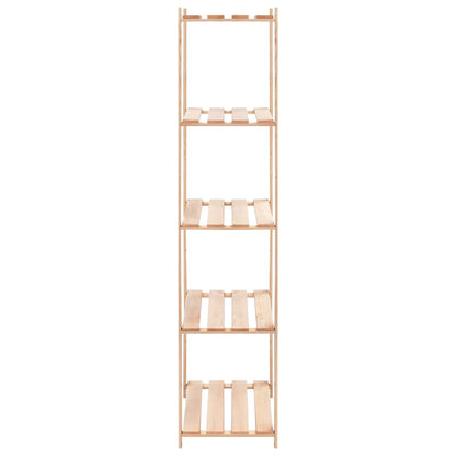 5-Tier Storage Rack 80x38x170 cm Solid Pinewood 250 kg