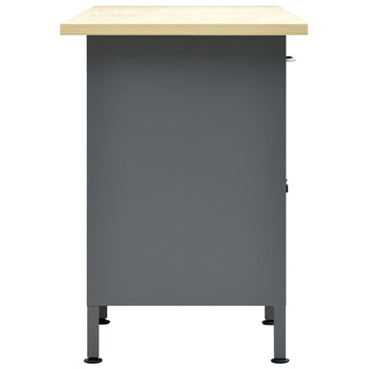 Workbench Black 63"x23.6"x33.5" Steel