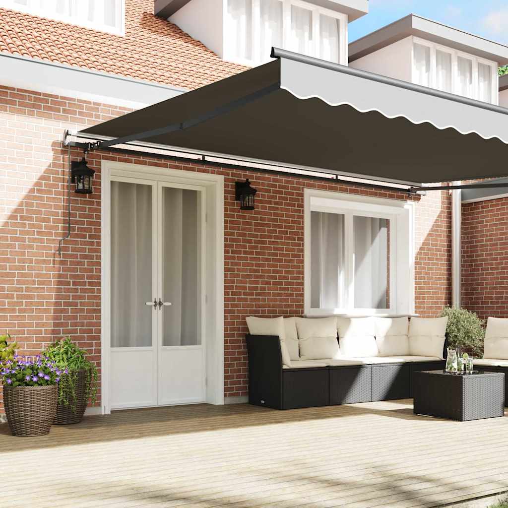 Awning Frame Anthracite 4.5 x 2.5 m Aluminium