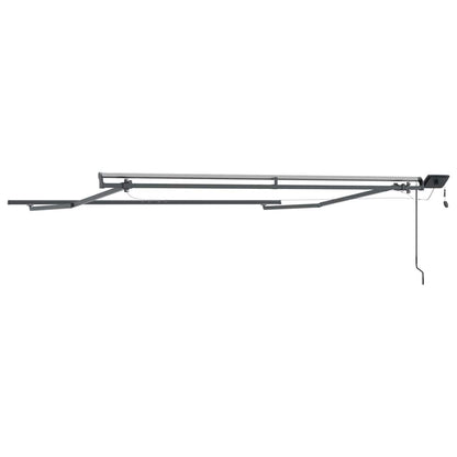 Awning Frame with Manual Anthracite 3 x 2.5 m Aluminium