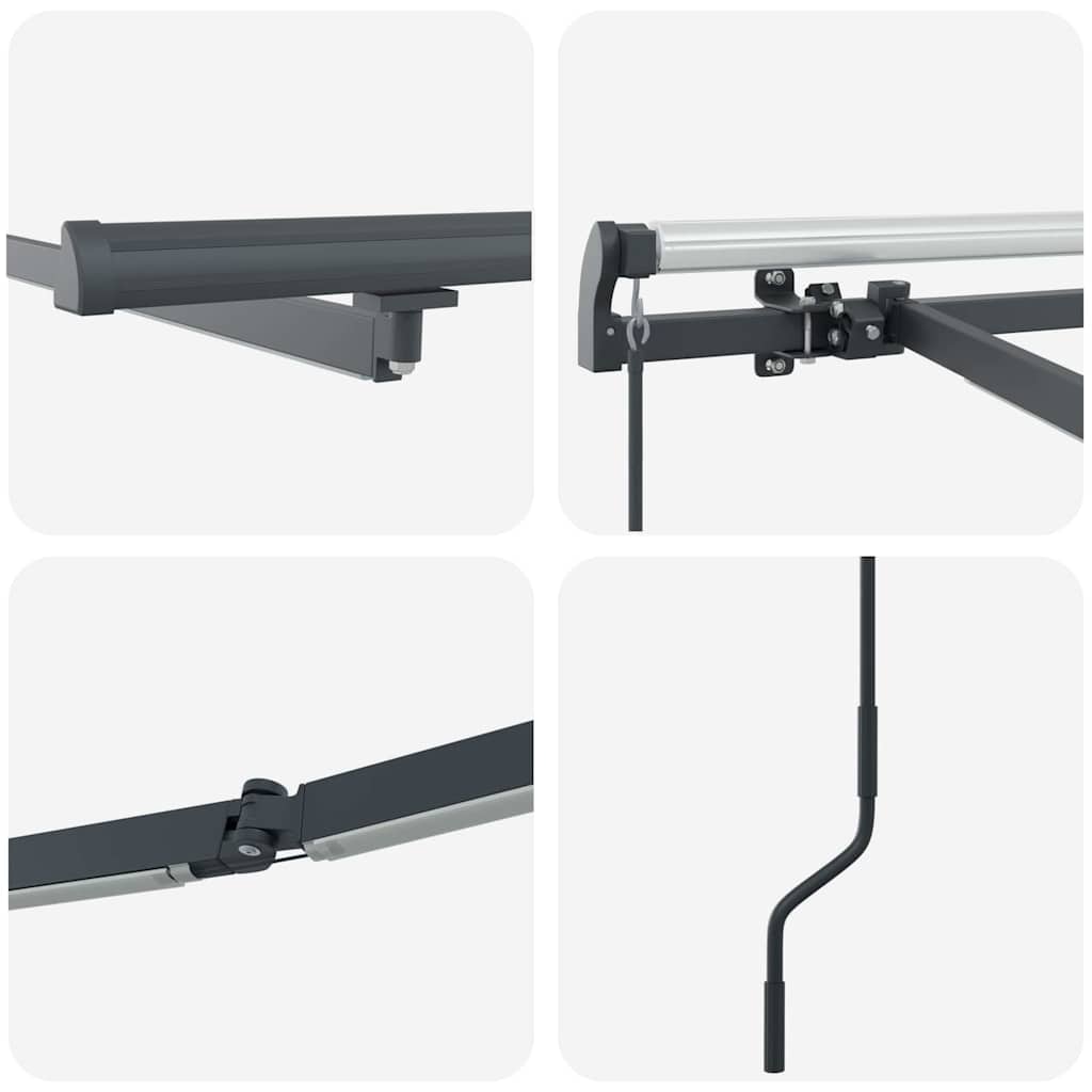 Awning Frame Anthracite 4.5 x 2.5 m Aluminium