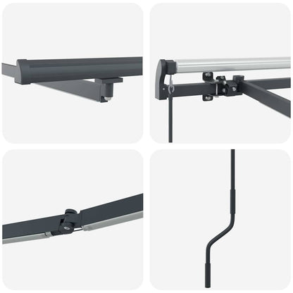 Awning Frame Anthracite 4.5 x 2.5 m Aluminium