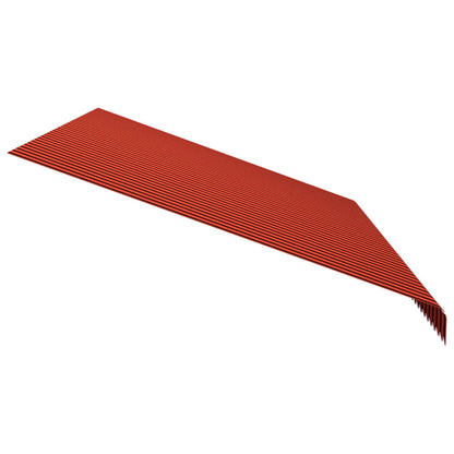Awning Top Sunshade Canvas Orange and Brown 5x3 m