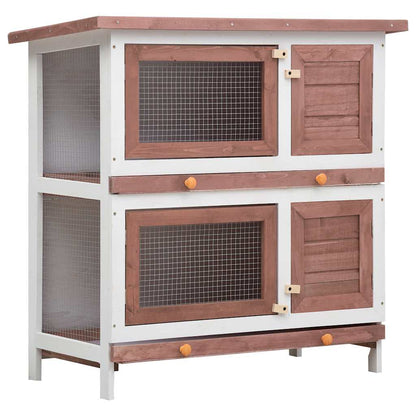 Rabbit Hutch | Brown and White