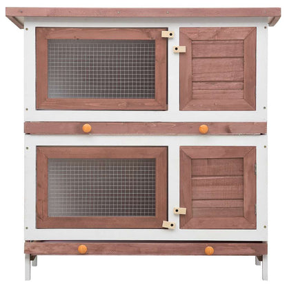 Rabbit Hutch | Brown and White